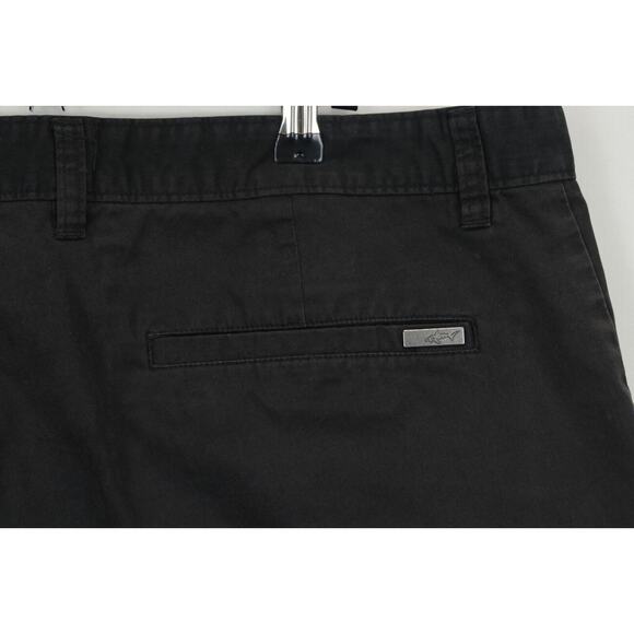 Greg Norman Tasso Elba Cargo Shorts Waist Gripper Golf Wear Men 40 Black Casual - Picture 7 of 13